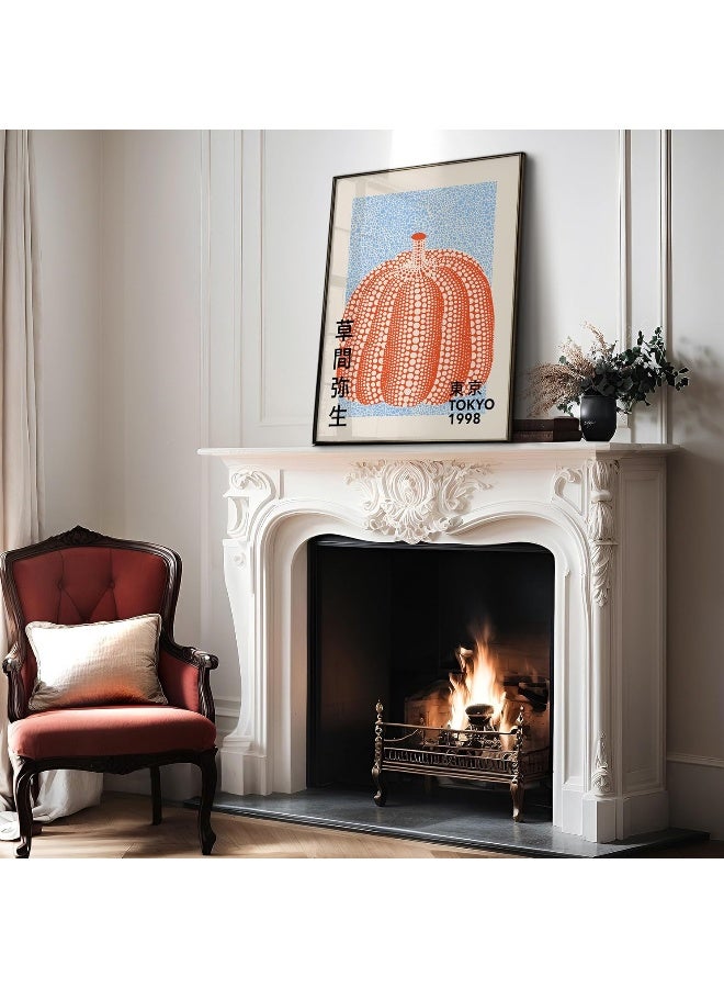 Poster Master Vintage Poster - Pumpkin Forever Print - Tokyo Art - Infinity Dots Art - Chic Gift For Men, Women - Perfect Decor For Living Room, Bedroom, Office - 11X14 Unframed Wall Art - Image 4