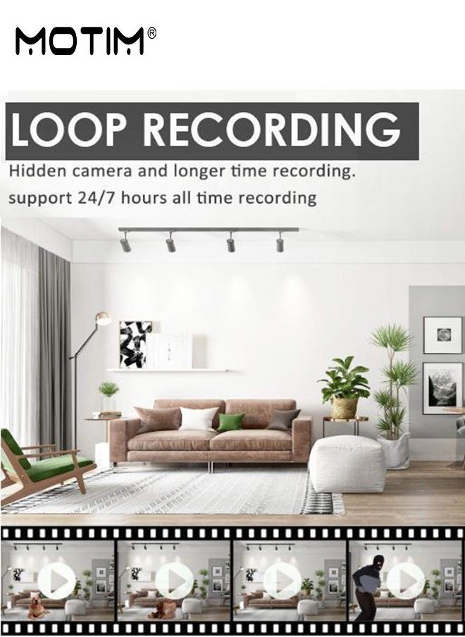 High Definition 4K Dual Lens Camera with Charger Nancy Cam Security Camera HD 1080P Wireless Portable Small Camera with Motion Detection and Night Version Home Video Recorder