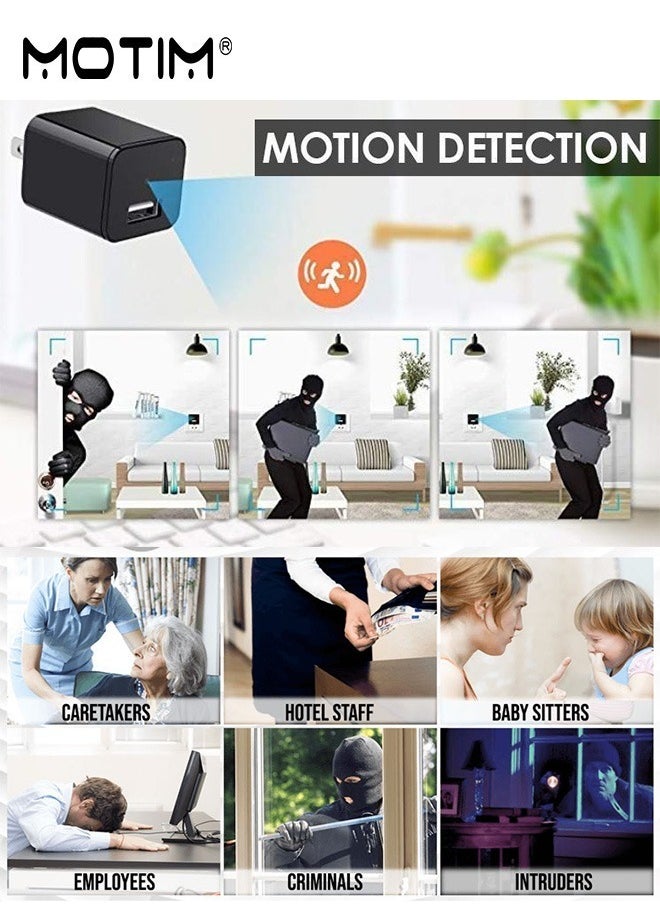 High Definition 4K Dual Lens Camera with Charger Nancy Cam Security Camera HD 1080P Wireless Portable Small Camera with Motion Detection and Night Version Home Video Recorder