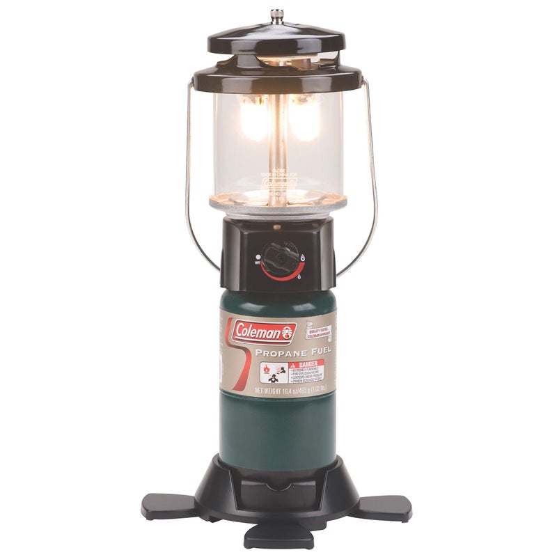 Coleman 1000L Deluxe Propane Lantern, Gas Lamp with Adjustable Brightness, Pressure Control, Carry Handle & Mantles Included, Great for Camping, Hunting, Power Outage & More - Image 1