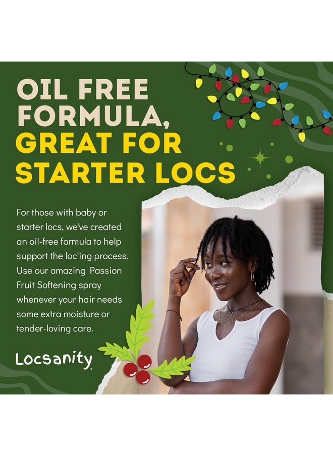 Locsanity Locsanity Daily Moisturizing Spray for Dull, Dry Locs - Passion Fruit Hair and Scalp Moisturizer for Dreadlocks, Sisterlocks, Microlocks, Braids to Control Oil and Frizz (8 fl oz)  - Image 2