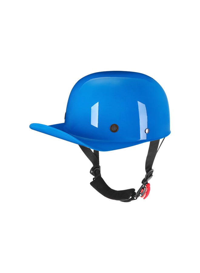 318 Pearl Blue Baseball Cap High-end Personalized Fashion Helmet Cool Button