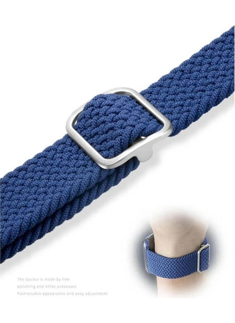 Koodmax - Apple Watch Compatible Ultra Solo Loop Strap Braided Buckle Band 42 44 45 49MM - Image 1
