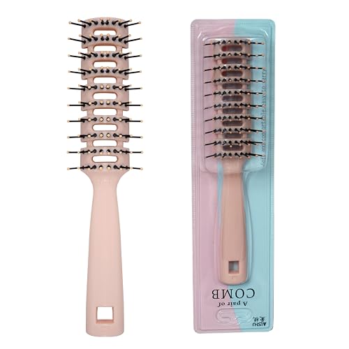Beuni Professional Detangler Hair Brush With Soft Bristles Gentle Scalp Massage Vent Design Perfect Hair Brush For Men Women Kids All Hair Types Single (Vent Pink Brush) - Image 2