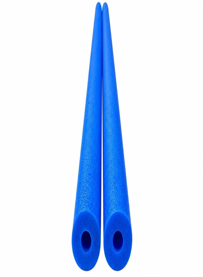 Play22 Pool Noodles Foam 2 Pack - 55 Inch Long Extra Dense Foam Swim Noodles for Pool, Lake & Float Training - 2 Blue Durable, Multi-Use Water & Exercise Tubes - Image 1