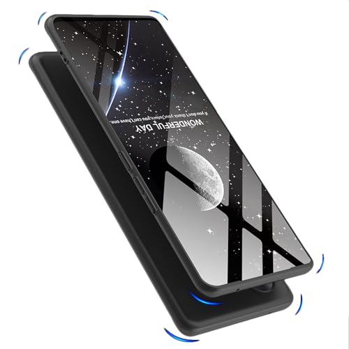 Kapa Double Dip Full 360 Protection Back Case Cover for Vivo V29E (Black) - Image 1