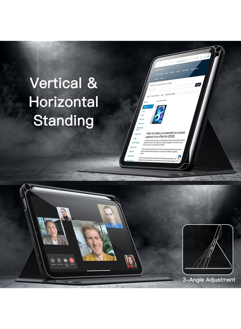 DUSALA Rotating Case for iPad mini 5 2019 (5th Generation 7.9 inch) with Pencil Holder,360 Degree Rotation Protective Stand Slim Cover Clear Back, Auto Wake/Sleep (iPad mini 5) - Image 5