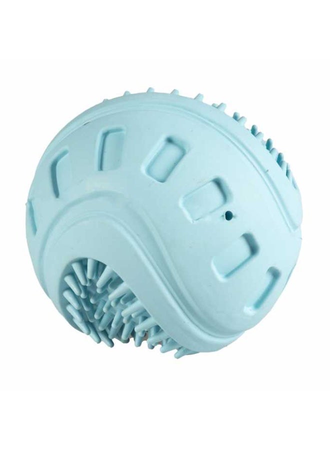 Duvo + Duvo+ Dog Toy Rubber Giggle Ribble Ball 8,5x8,5x8,5cm[Color - Blue] - Image 3