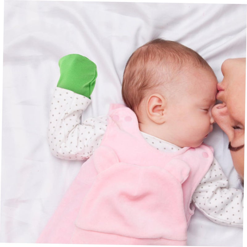 4 Pairs Newborn Baby Cotton Scratch Mittens Soft Breathable Hand Protector Gloves - Image 5