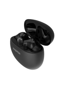 Faster QuestX Wireless Earbuds with Noise Cancellation (ANC+ENC) - 6 Hours Playtime with Bluetooth 5.3 - IPX4 Water Resistant - Gaming Bluetooth Earphones with Ultra-Low Latency - Deep Bass, Touch Control - For Exercise, Gym - Compatible with iPhone & Android (Black)  - Image 5