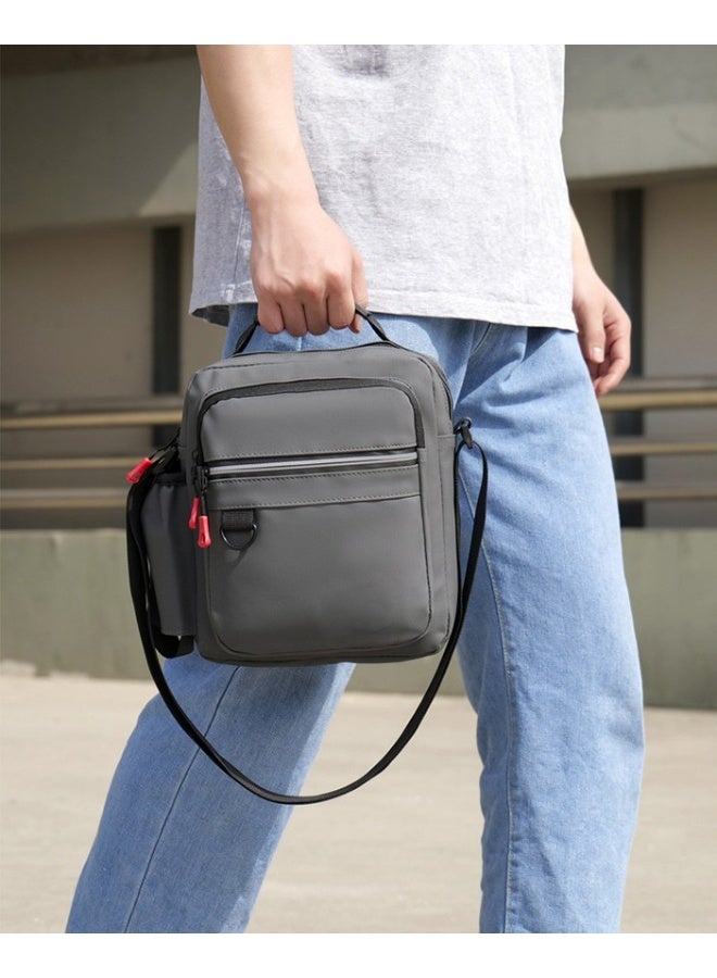 كيفية حقيبة كروس بودي للرجال، أنيقة ومتعددة الاستخدامات، حقيبة كتف كاجوال للعمل والتنقل والأعمال والسفر مع مقاومة للماء. - Image 2