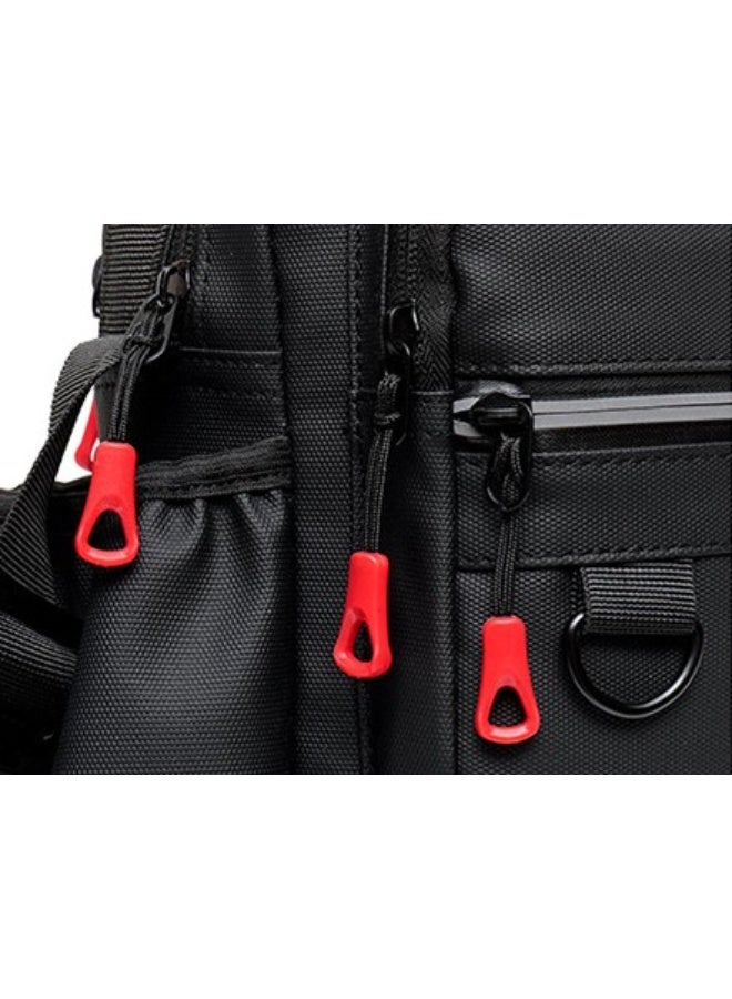 كيفية حقيبة كروس بودي للرجال، أنيقة ومتعددة الاستخدامات، حقيبة كتف كاجوال للعمل والتنقل والأعمال والسفر مع مقاومة للماء. - Image 4