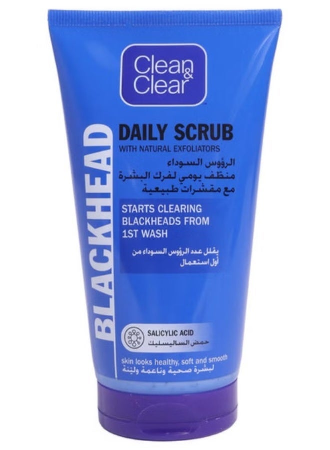 Clean & Clear Daily Face Scrub Blackhead Clearing 150ml - Image 1