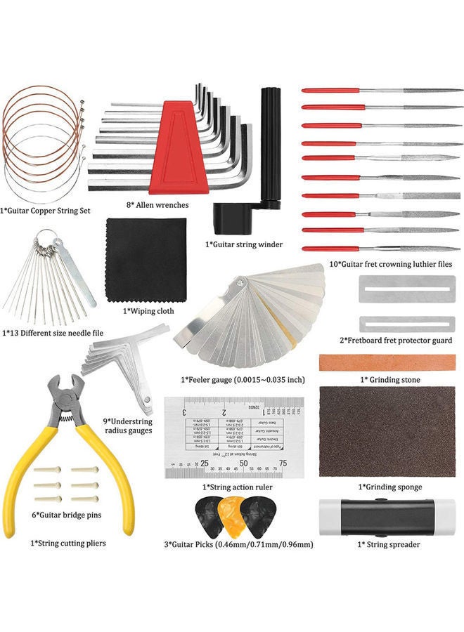 NIBEMINENT 48-Piece Guitar Repairing And Cleaning Tools - Image 2