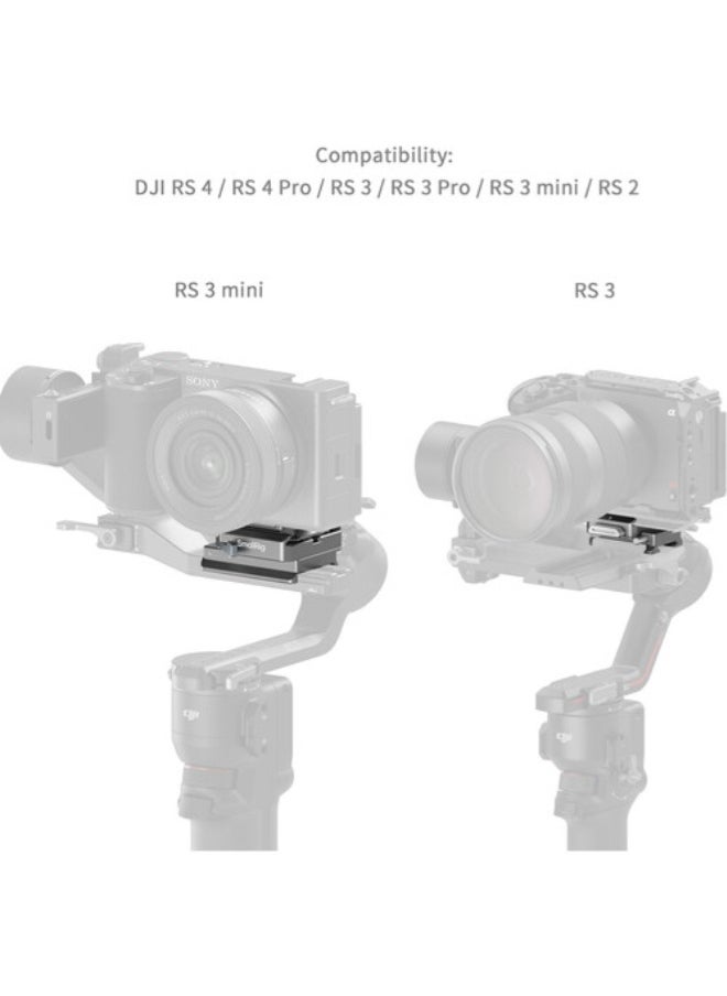 SMALLRIG SmallRig HawkLock H38 Arca-Swiss Quick Release Plate Set for DJI Stabilizers  - Image 2