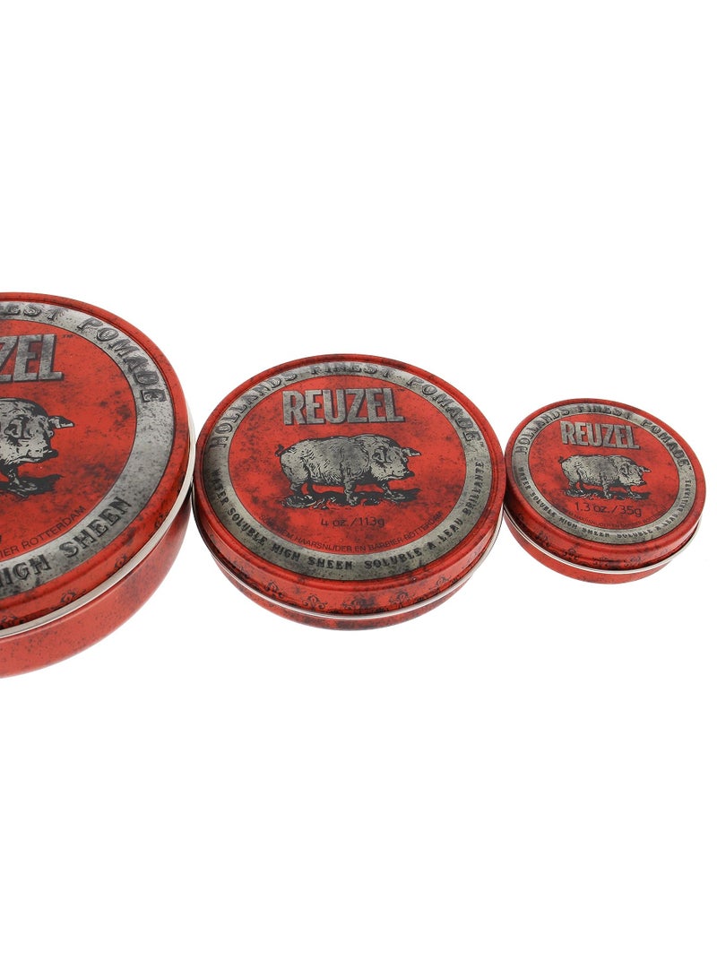 Reuzel Red Pomade Water Soluble  - 1.3oz/35g - Image 3