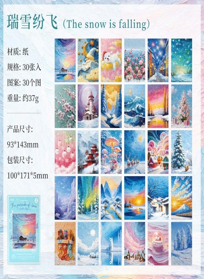 SAMVARDHAN The Paradox of Love Vintage Art Scrapbook Book (120 Sheet) - Aesthetic Oil Painting Scrapbook | Four Seasons Journal, Planner & DIY Craft Decoration Set, Pack of 4 - Image 3