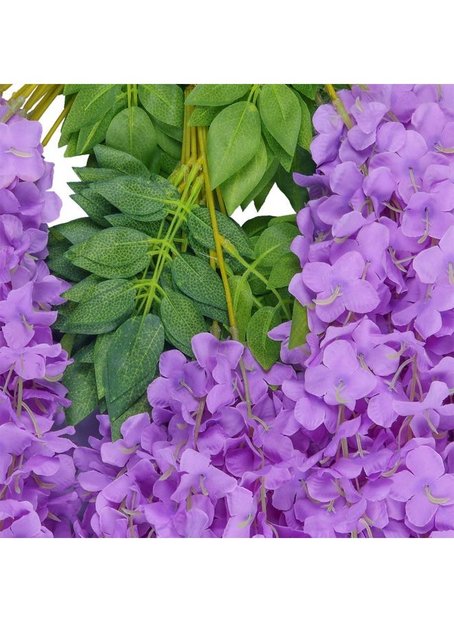 HOME BUY Artificial Wisteria Decoration Flowers Outdoor, Festivals, Christmas, Diwali, ganpati, Home,Party,Wedding,Baby Shower,for Garland Long Hanging Decor -Purple (Pack of 12) - pzsku/Z78E1782B55BB2CE1601FZ/45/_/1737721054/1088147a-3d58-4473-8d76-1ba74d223915