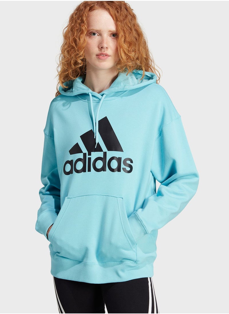 Adidas - Essentials Big Logo Oversized French Terry Hoodie - Image 1