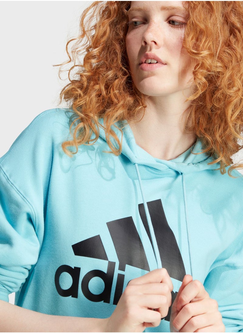 Adidas - Essentials Big Logo Oversized French Terry Hoodie - Image 1