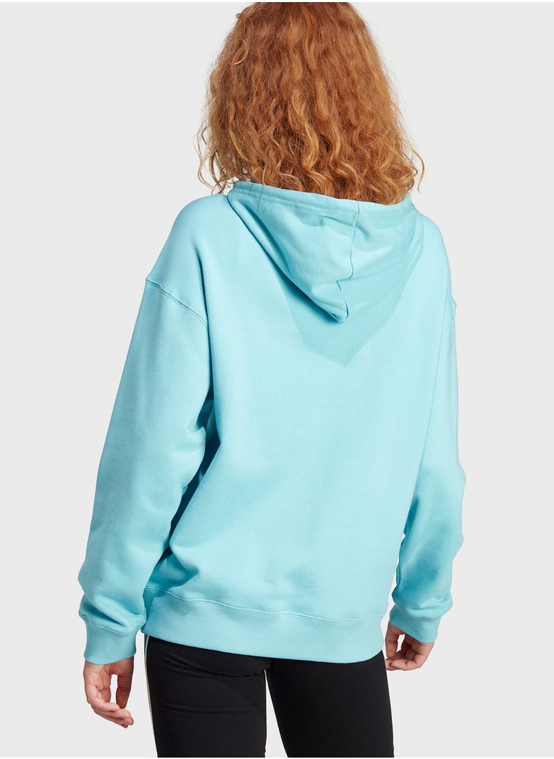 Adidas - Essentials Big Logo Oversized French Terry Hoodie - Image 1