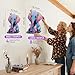 MEATRN Wooden Jigsaw Puzzle Colorful Baby Elephant with Butterflies 491 Pcs 163x167 in Animal Puzzles for Adults Kids Educational Brain Teaser Gift and Home Art Dcor - Image 4