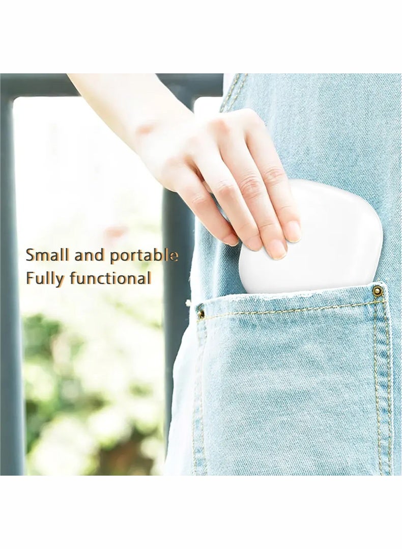 Portable Folding Travel LED Cosmetic Mirror, Handheld Small Compact Mirror - Image 4