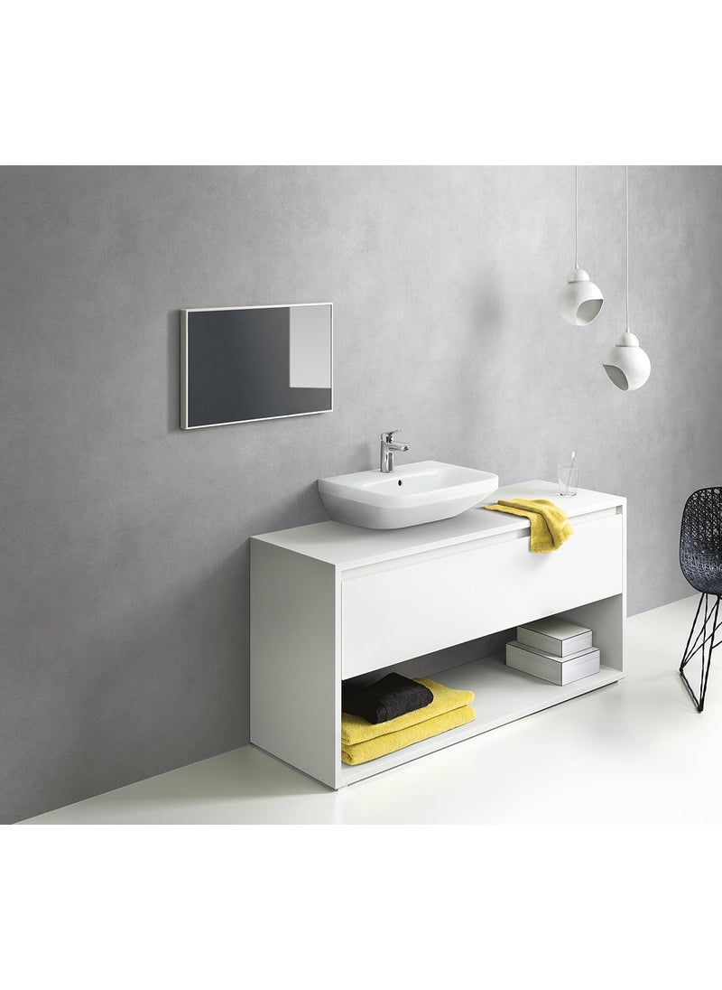 Hansgrohe hansgrohe Logis Basin Mixer Tap 100 Without Waste, Chrome, 71101000  - Image 3