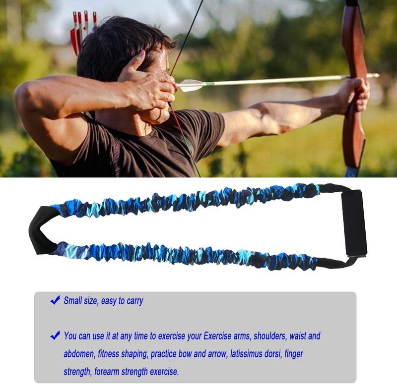 FOSER Archery Band Open Bow Resistance Trainer Arm Strength Training Bow Training Tensioner Archery Fitness Machine - Image 2