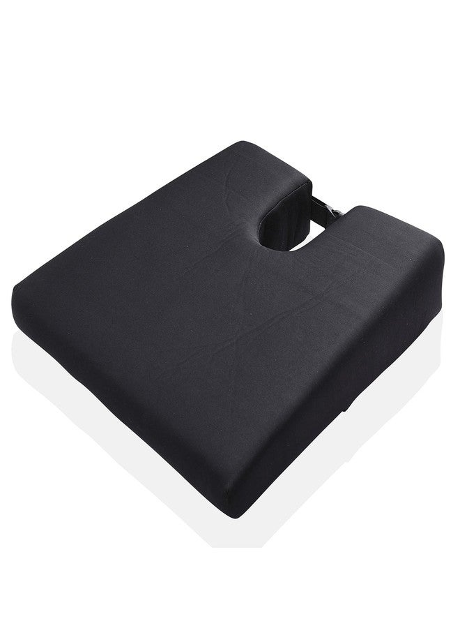 RENEWA Coccyx Seat Cushion for Chair Back Pain Soft PU Donut Pillow Wedge Sitting Donut Cushion Coccyx Seat Cushion for Tailbone, Sciatica, Lower Back Pain Relief - Image 3