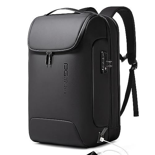 BANGE Men's Anti-Theft Backpack,Waterproof Fashion Travel Backpacks,High Tech Backpack with USB3.0 Charging Port,Business Laptop Backpack Fits 17.3 Inch Notebook… - Image 1