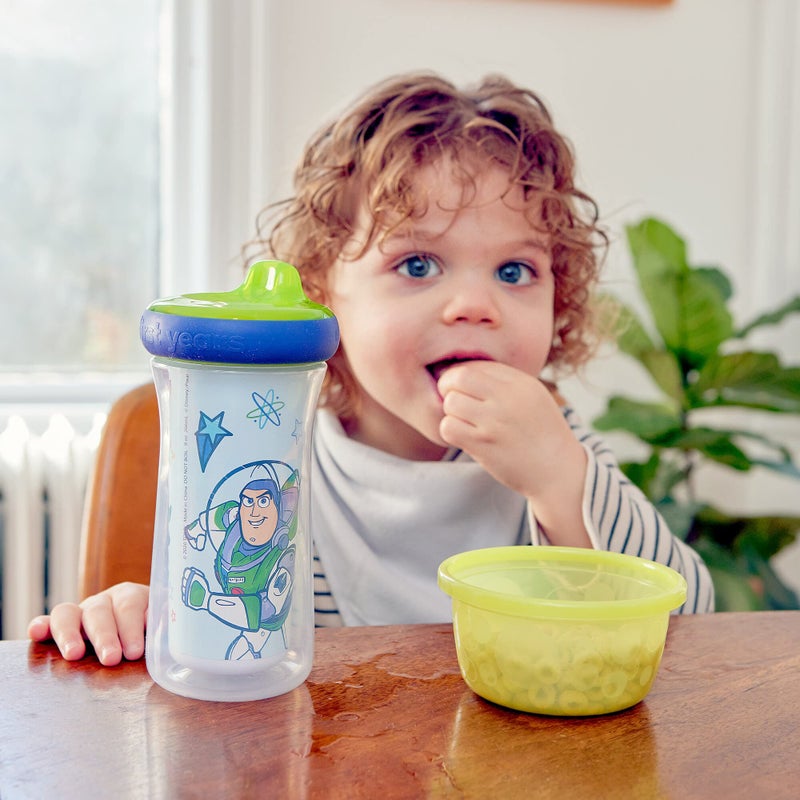 The First Years Disney/Pixar Toy Story Kids Insulated Sippy Cups - Dishwasher Safe Spill Proof Toddler Cups - Ages 12 Months and Up - 9 Ounces - 2 Count - Image 3