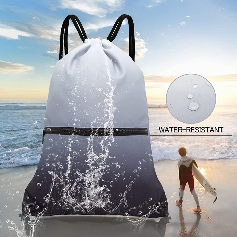 HOLYLUCK Drawstring Backpack Bag Sport Gym Sackpack - Image 3