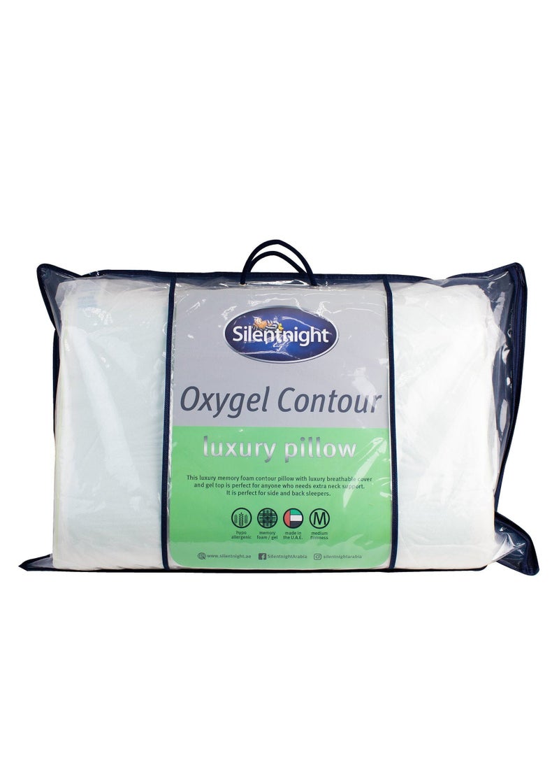 سايلنت نايت وسادة أوكسي جل كونتور إسفنجية ميموري فوم - Image 1