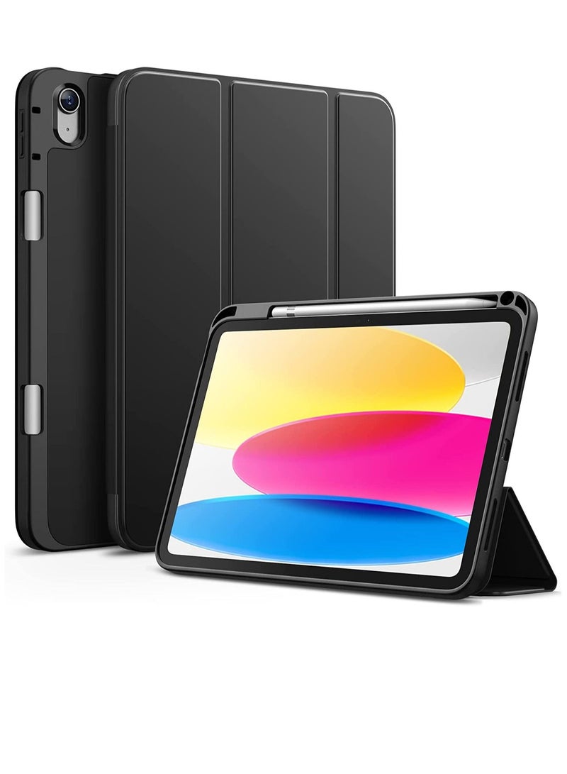 GENNEXT iPad 10th Generation 10.9 inch 2022 Case Flip Cover with Magnetic Closure Auto Wake/Sleep function having Pencil holder Slot - Image 1