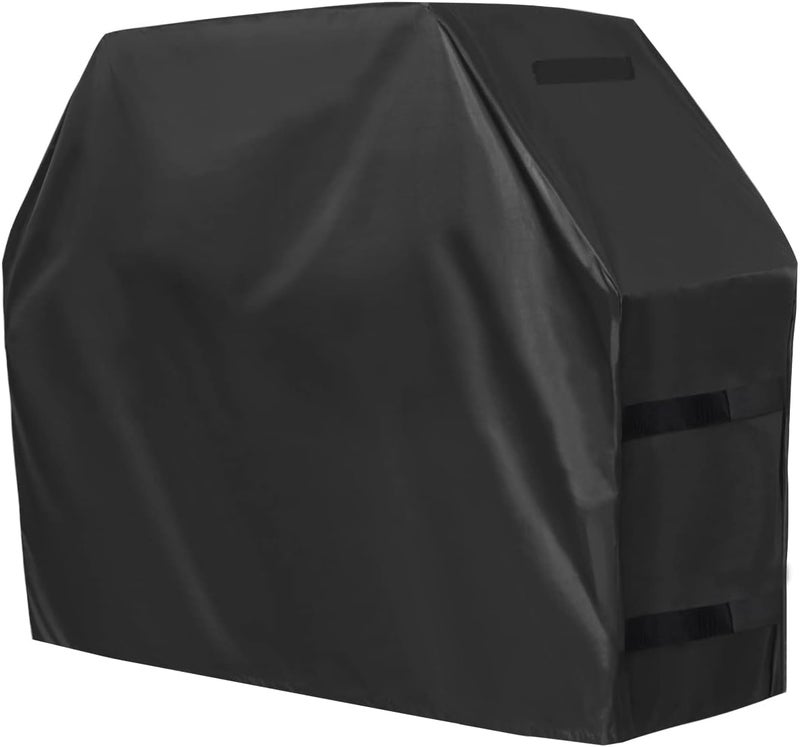 OutdoorLines غطاء شواء خارجي مقاوم للماء ومتين من - غطاء شواء عالمي مقاوم للأشعة فوق البنفسجية لشواية الغاز الخارجية، مقاس 58 طول × 24 عرض × 44 ارتفاع بوصة، أسود - Image 1