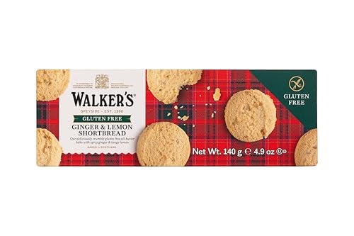 Walker's Walkers Shortbread Gluten-Free Ginger and Lemon Shortbread, 4.9 Ounce - Image 1
