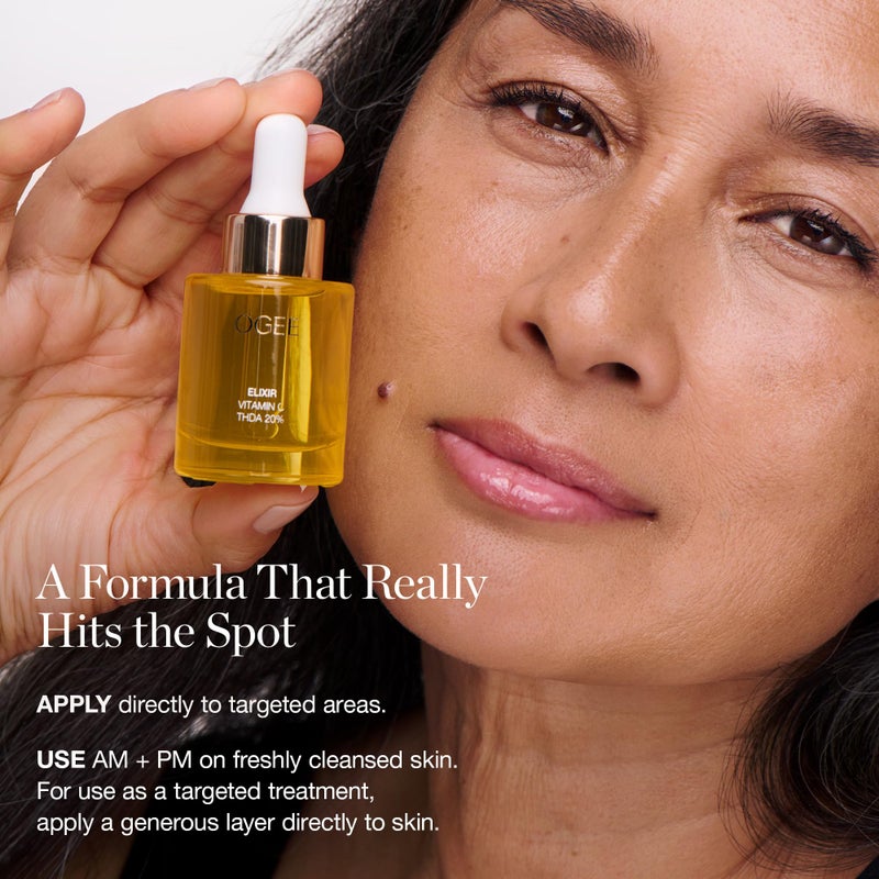 OGEE إكسير أوجي فيتامين C THDA 20% - سيروم وجه فيتامين C عضوي معتمد - سيروم فيتامين C لتفتيح الوجه - Image 4