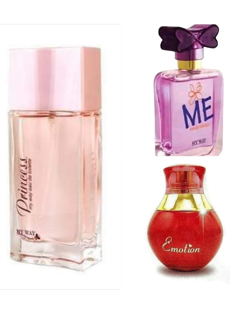 myway 3 pieces of perfume for women, special perfumes