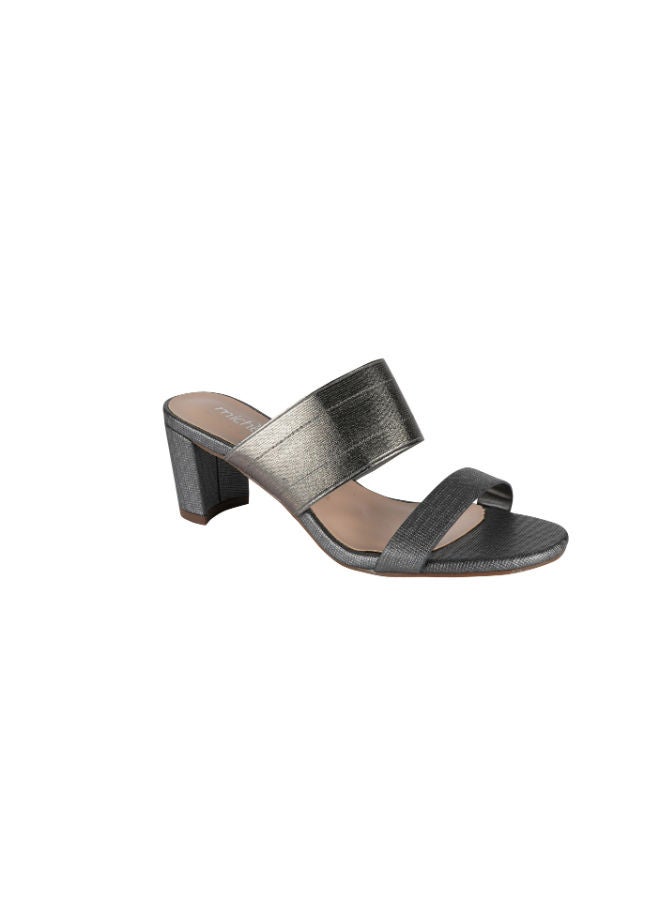 Michelle Morgan Ladies Mid Heel 214RC19N Pewter - Image 1