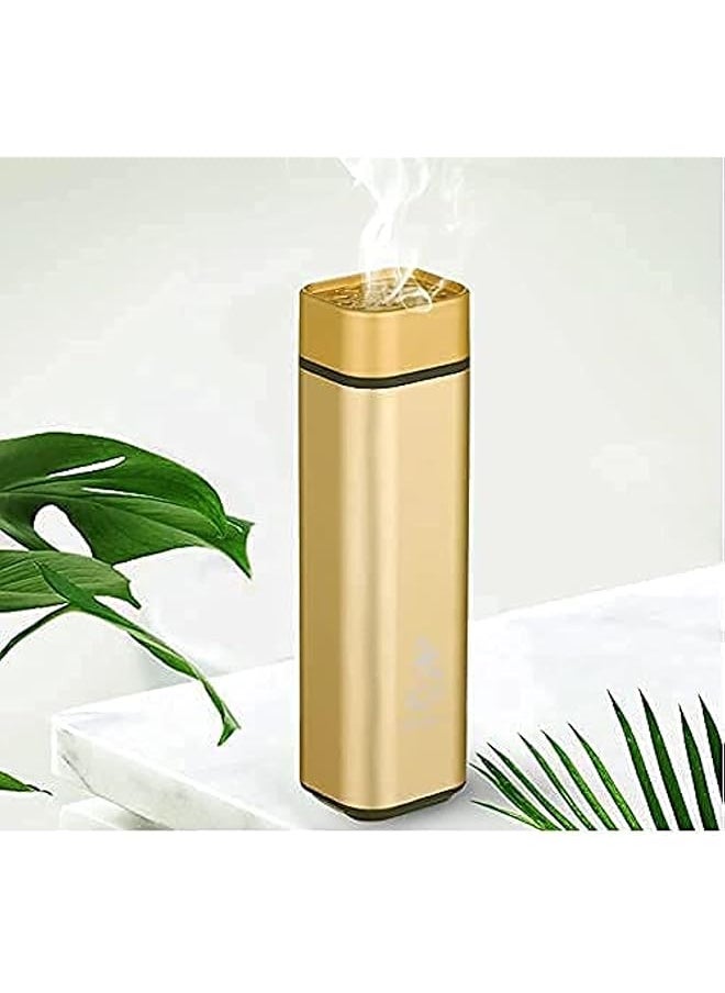 erorex Is An Elegant Portable Electronic Incense Burner For Home Office Car And Even Hair With A Distinctive Comb That Can Be Used At Any Time Rechargeable Via Usb The Most Beautiful Incense Gift Gold Color  - Image 1