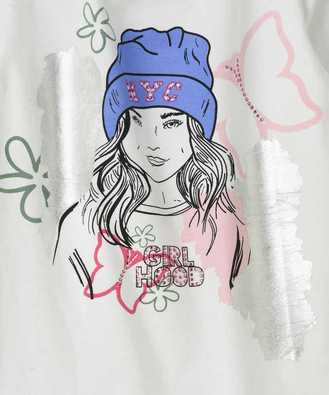 JELLIENE GIRLS TOP MAKE YOUR LITTLE ONE LOOK EXTRA ADORABLE WITH THIS GRAPHIC - Image 3