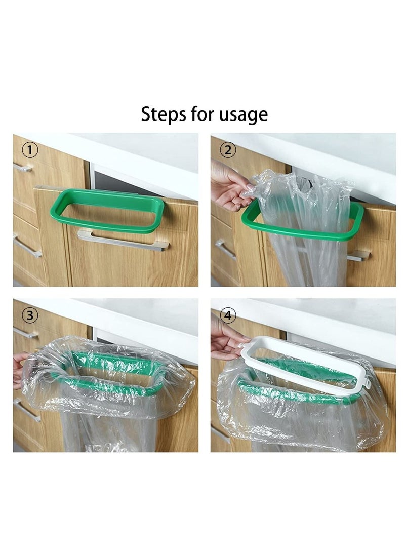 KASTWAVE Hanging Bag Holder, Portable Garbage Bags Rack,Bags Storage Rack Portable Practical Bin for Cabinet Reusable Hanging Bag Stand for Storage of Kitchen Waste,3pcs  - Image 4