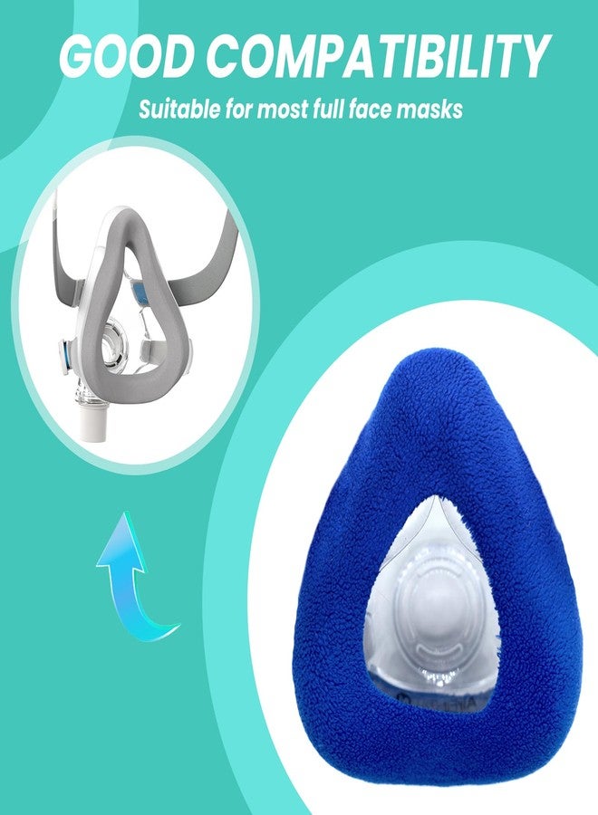 NATAKU 6-Pack Small CPAP' Mask Liners Complitable for Resmed F20 Full Face Mask Cushions, Ultra-Soft Micro-Fleece Reduces Air Leaks & Pressure Marks, Reusable Mask Covers, Breathable for All-Night - Image 4