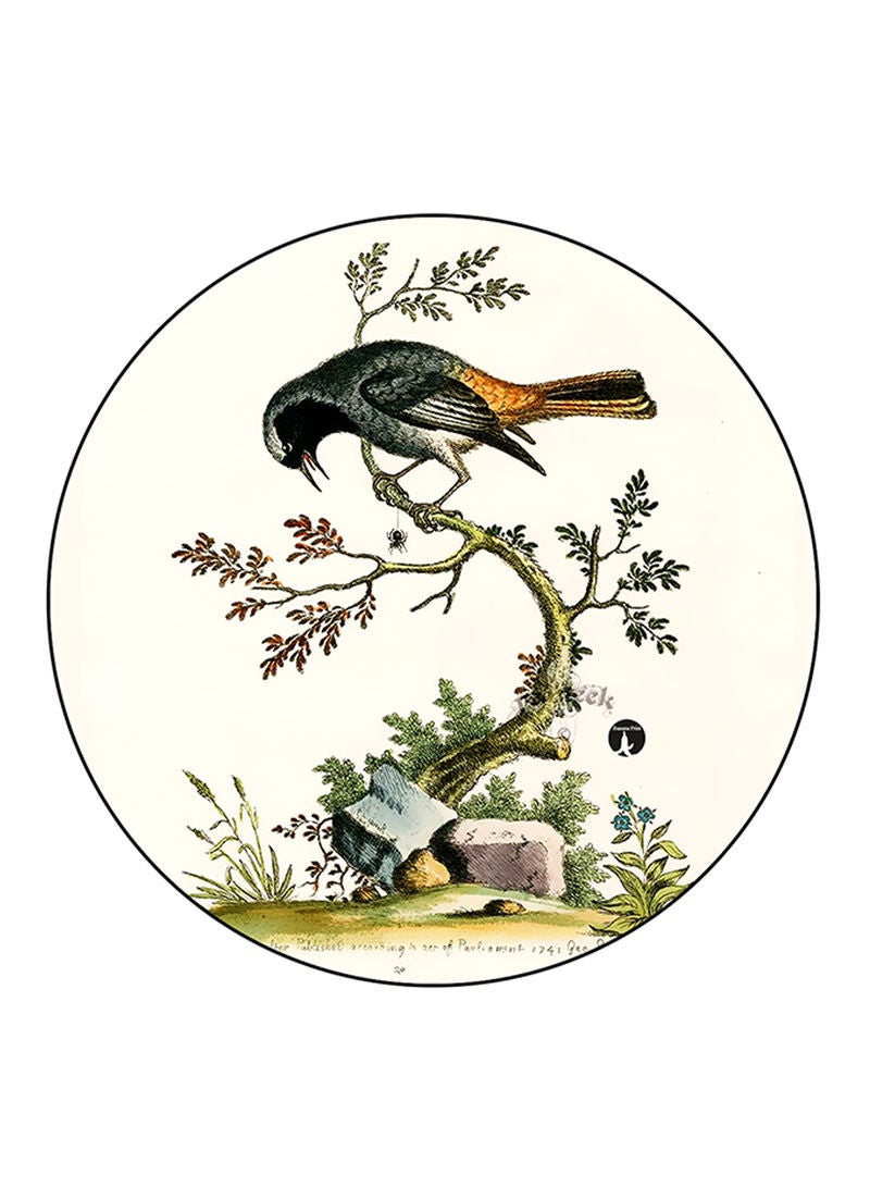 Bird Printed Mouse Pad Multicolour