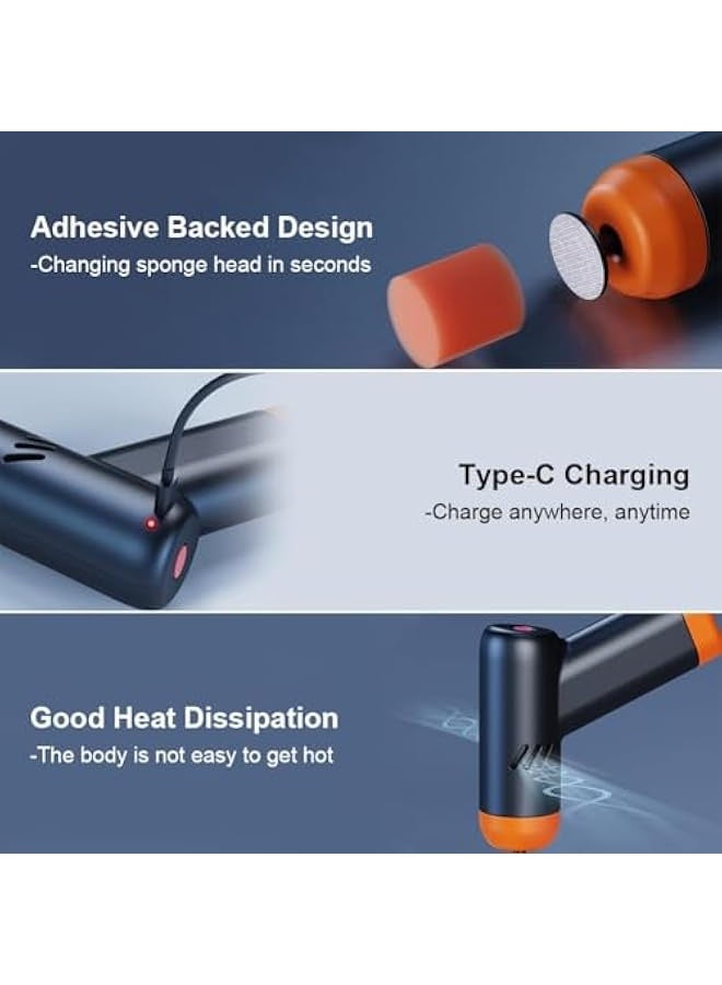 Mini Polishing Machine for Cars - Cordless 2-Speed Polisher with 2000mAh Battery, Scratch Repair & Car Care, Portable Tool for Automotive Detailing, Ideal for Home & Garage Use - Image 3