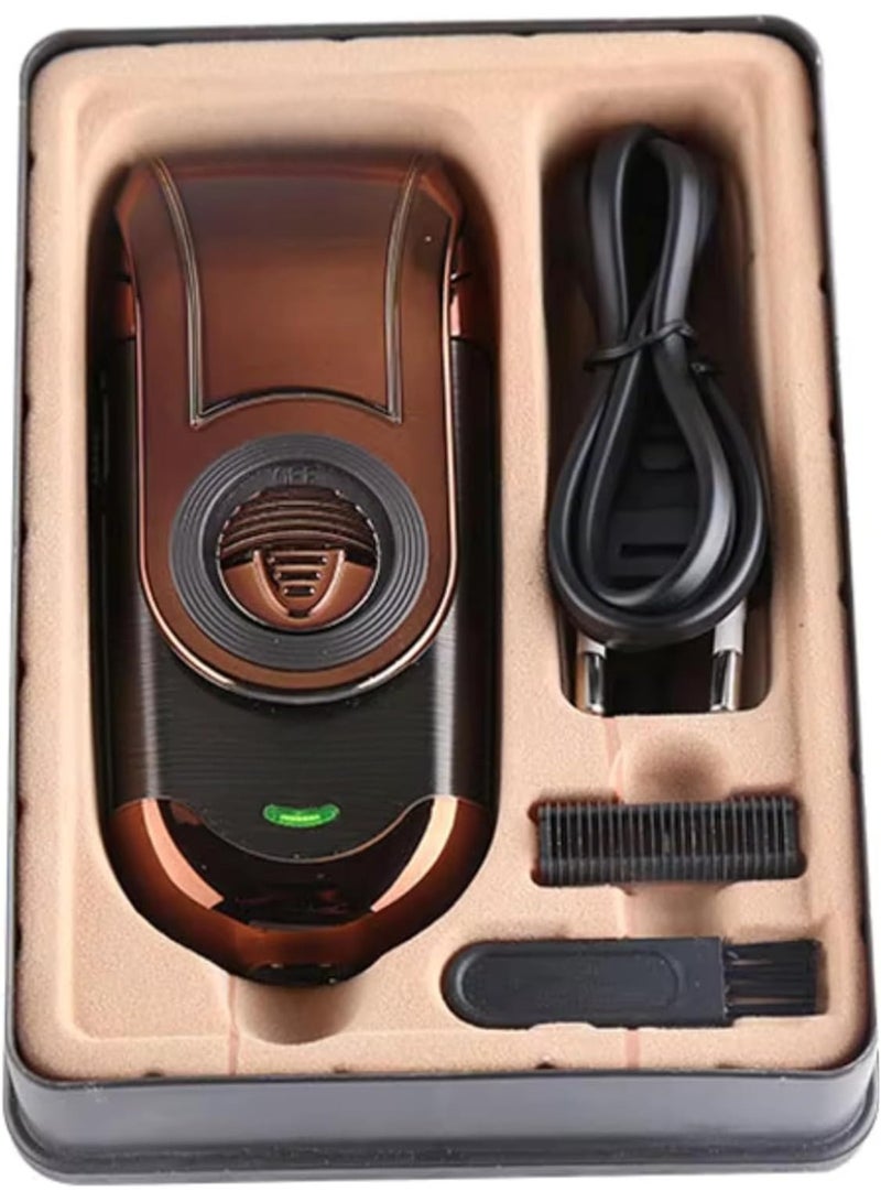 ماكينة حلاقة كهربائية للرجال، ماكينة حلاقة شعر، ماكينة حلاقة لاسلكية قابلة لإعادة الشحن، ماكينة حلاقة دقيقة، تصميم مضغوط، ماكينة حلاقة لحية، تصميم مريح وناعم الملمس - Image 3