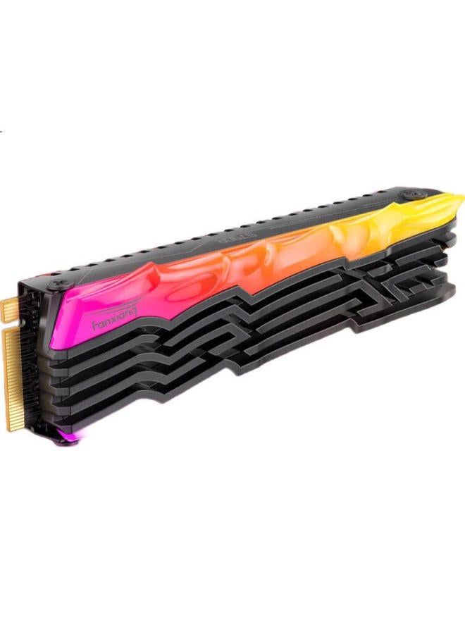fanxiang Fanxiang 2Tb Ssd, M.2 Interface, Nvme Protocol, Pcie 4.0, Tlc Nand, Rgb Colorful Lighting Effects, Read Speed 7400Mb/S, Computer Upgrade, S790R - Image 2