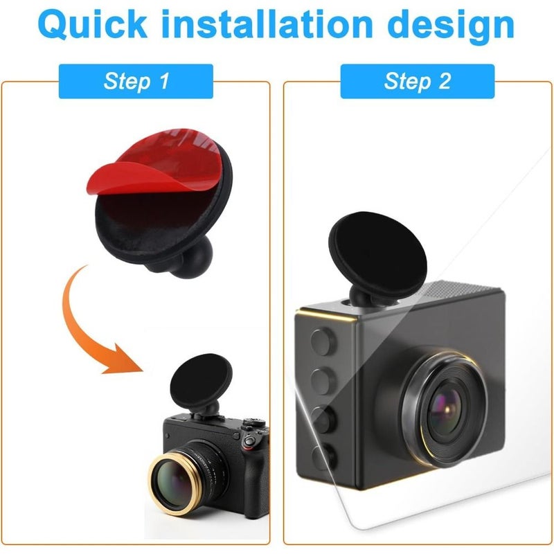 Dash Cam Adhesive Mount Replacement Set 2pcs Compatible With Mini2 3 Tandem X110 - Image 4
