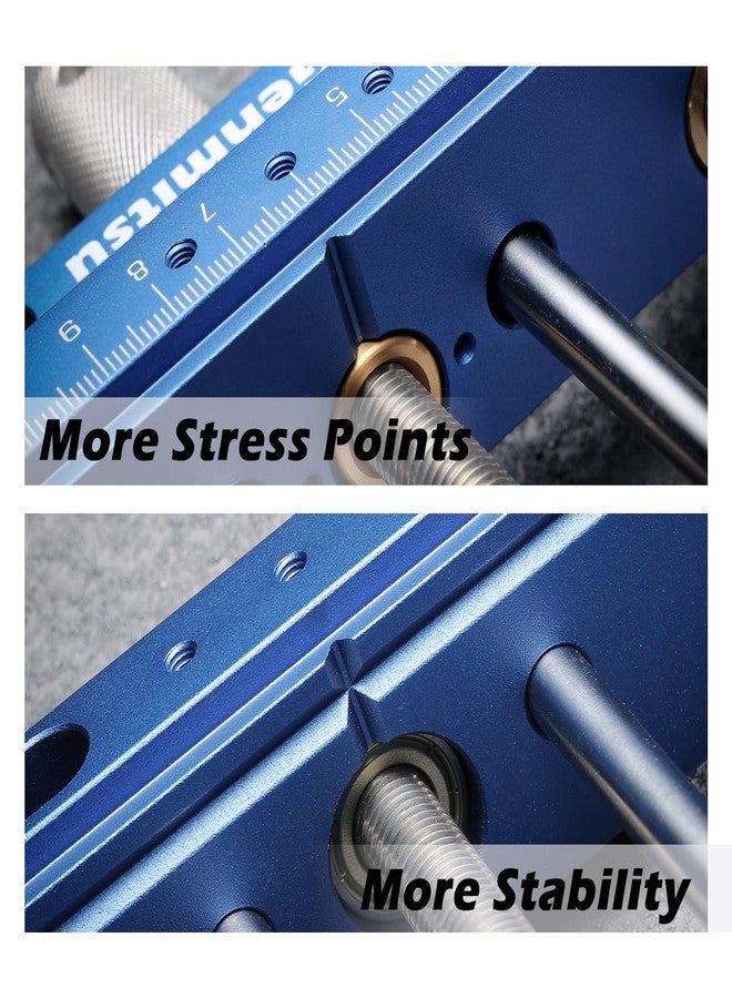 Genmitsu Upgrade Aluminum Bench Vise Clamp, High-Precision CNC Router Clamp for Unique Shaped Woodworking & Metalworking Milling Project, Size 9.4" x 6.6" x 1.6", Clamping Range 0-5.7" - Image 4